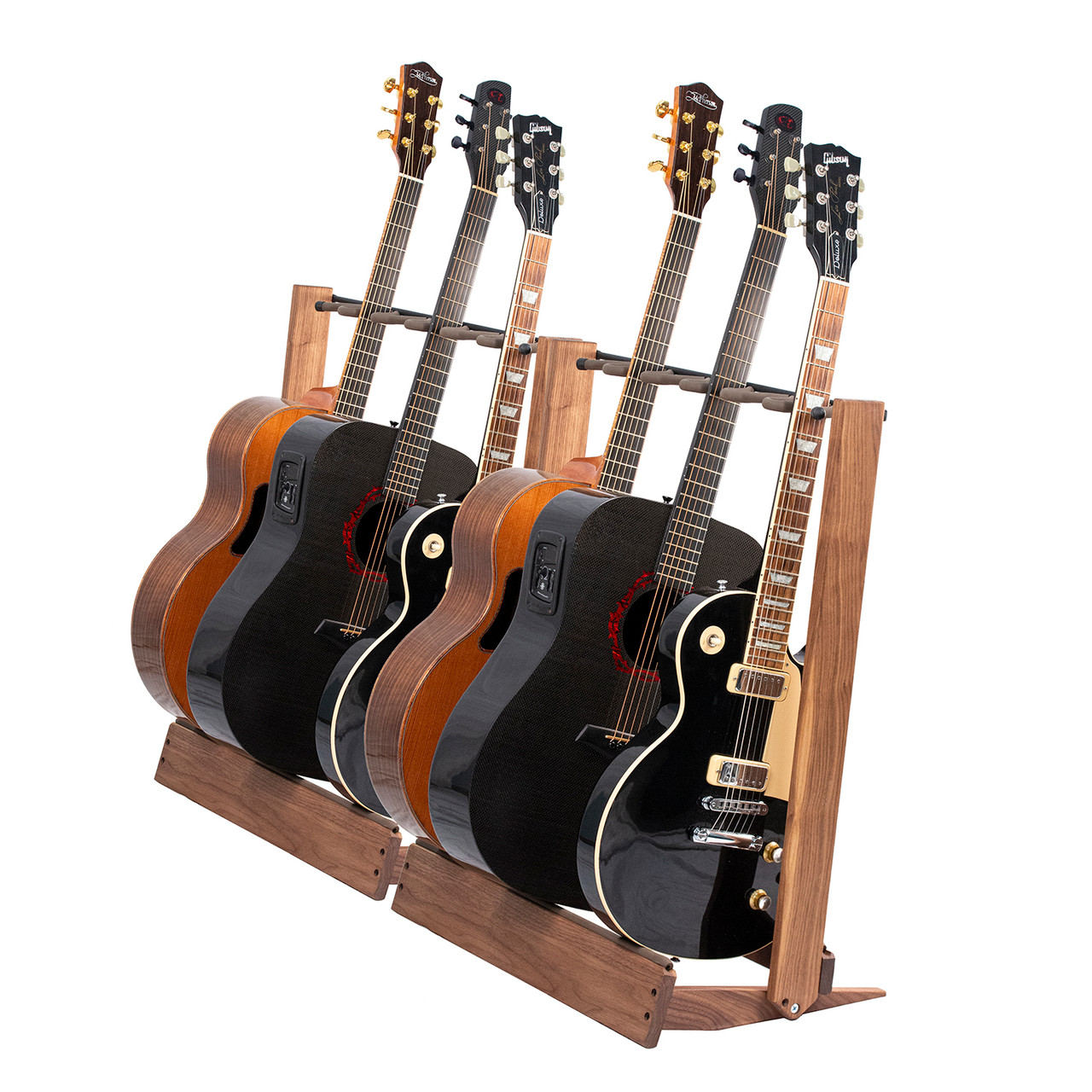 Double Guitar Stand Floor Guitar Rack Bundle