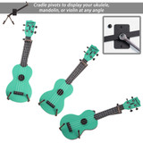 Horizontal Ukulele, Mandolin, or Violin Hanger for Slatwall