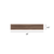 Walnut- Black Inserts