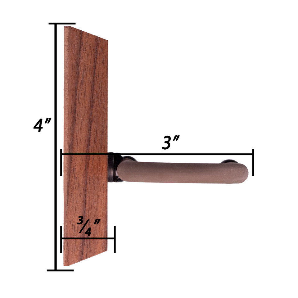 Hardwood Dulcimer Wall Hanger Dulcimer Wall Mount