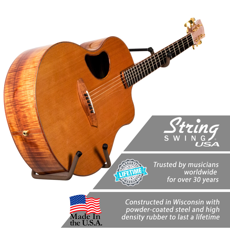Horizontal Slatwall Guitar Wall Mount BCC1513 String Swing