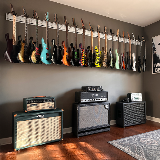 Floating Guitar Holder Wall Mount / Minimalist Simple Guitar Rack 