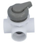 Waterway 2-Port Diverter Valve 2" Horizontal 5-Scallop G 600-3027