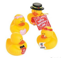 2" Mini Ducks Set of 36 Valentines Assortment IN-13709461