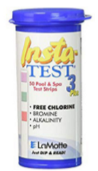 Lamotte Insta-Test 3 28502E00 Free Chlorine 0-10ppm Brom 2976