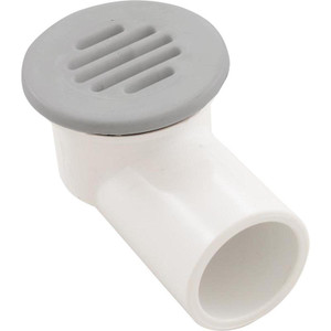 Waterway Lo-Profile Drain Assembly 3/4"S Grey 640-0407