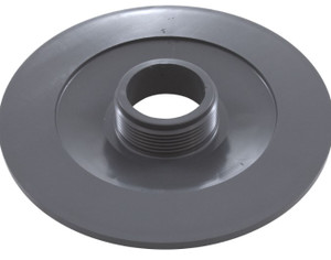 6" Sumpless Bulkhead Fitting with 1.5" Mpt VGB Series Dark Grey 615T105