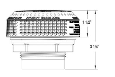 suction fitting size