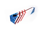 NEW Dispenser Red, White & Blue Foil 12" x 30'
