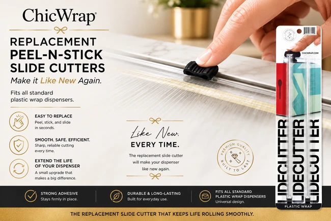 Slide Cutter Replacement - 2-Pack Blister Card