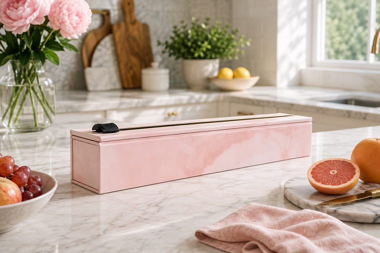 NEW Dispenser Rose Marble Parchment 15" x 33' (42 sq. ft.)