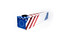 NEW Dispenser Red, White & Blue Foil 12" x 30'