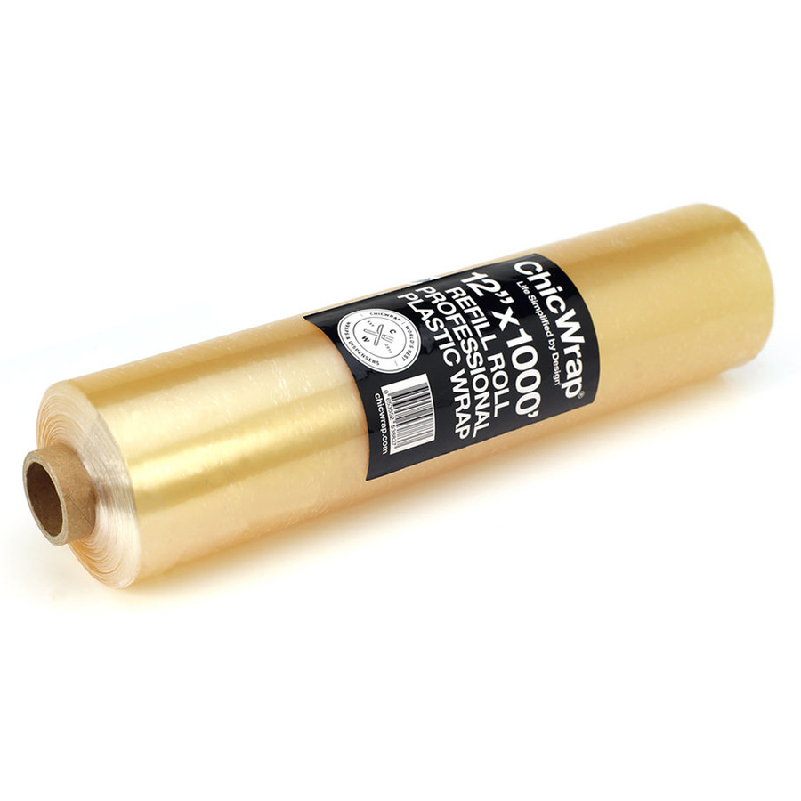 Refill Roll Professional Grade Plastic Wrap 12" x 1000' (Designed for