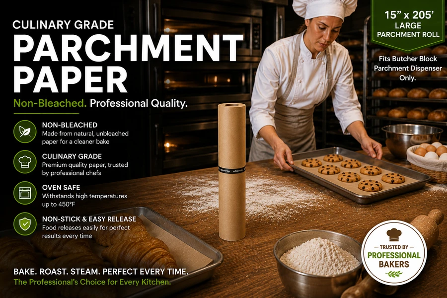 Refill Roll Professional Grade Parchment 15" x 164' (205 Sq. ft.)