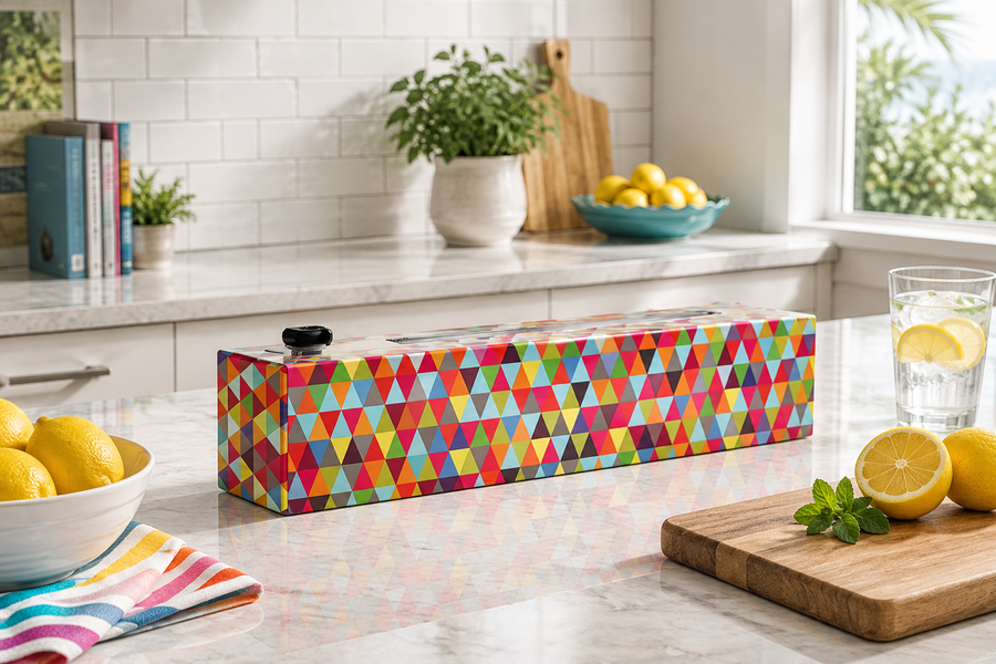 Dispenser Triangles Plastic Wrap 12" x 250'