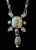 Variscite and Sapphire Pendant