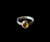 Tourmaline ring in sterling bezel-set in 14k gold