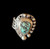 Kingman Turquoise Nugget Ring