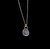 Blue Chalcedony Necklace in Sterling Silver