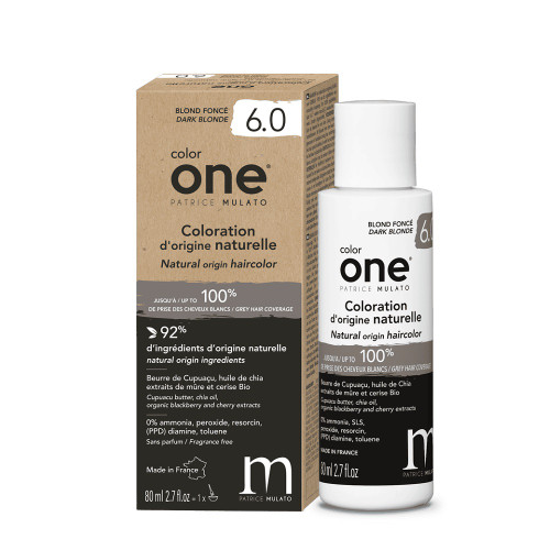 Mulato Colour One Dark Blonde 6.0 Colouring Emulsion 80ml