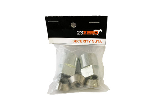 Security Nuts (M8x1.25) 4 Nuts, 2 Keys