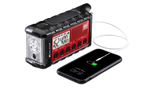 Midland Emergency Crank Weather Radio 2600 mAh