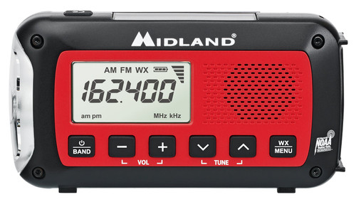 Midland Emergency Crank Weather Alert Radio