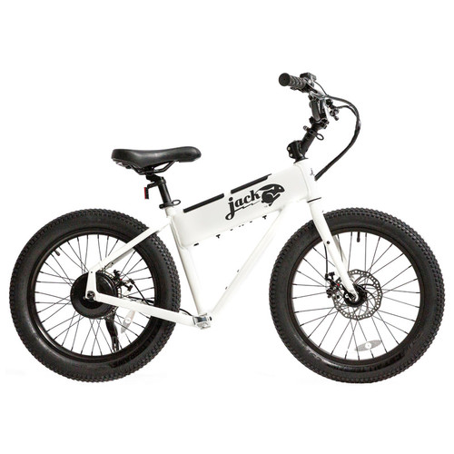 JackRabbit XG - Lightweight & Compact XL Micro eBike, White