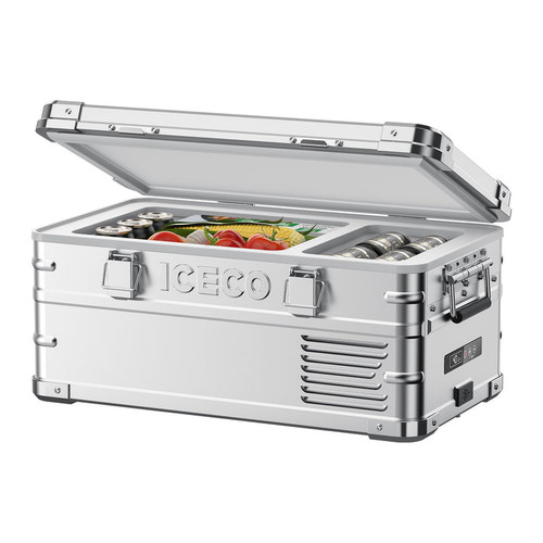 ICECO APL20 Aluminum Single Zone 21QT Portable Cooler Silver