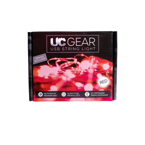 UC Gear LED String 32' - Red