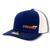 MER Adjustable Mesh Trucker Hat Blue & White