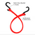 Perfect Bungee - 24" Standard Duty Bungee Strap - Red - Single