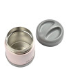 Beaba Stainless steel storage pot 300ml - Dark Mist/Light Pink open