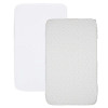 Chicco Next2Me Crib Sheet Set 2 Piece Set Light Grey  sheets
