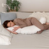 Doomoo Muslin Maternity Pillow - Silver Dots 3