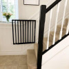 Safetots Chunky Wooden Screw Fit Stair Gate Black 63.5cm-105.5cm 6