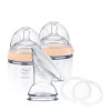 Haakaa Silicone Pump and Bottle Pack - Nude
