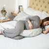 Dreamgenii Pregnancy Support & Feeding Pillow - Nature Grey Coral