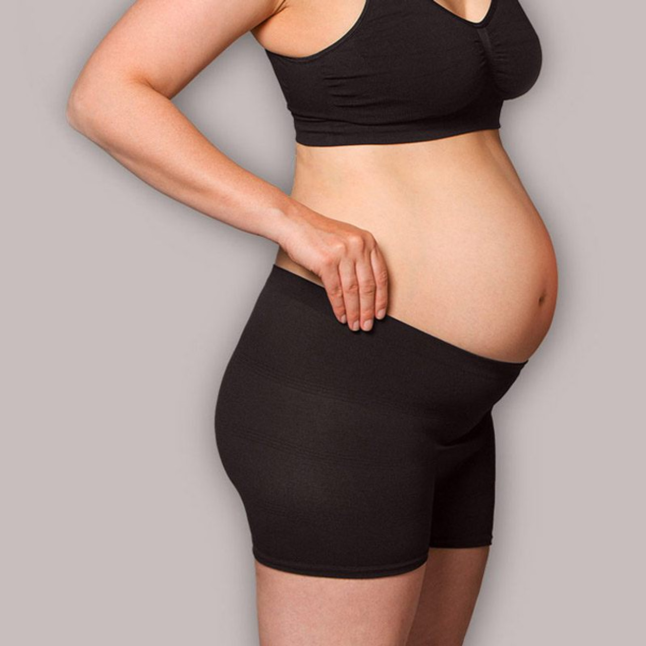 Carriwell Seamless Maternity Support Band - Black