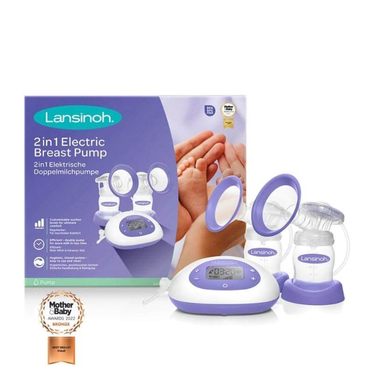 lansinoh breast pump power cord