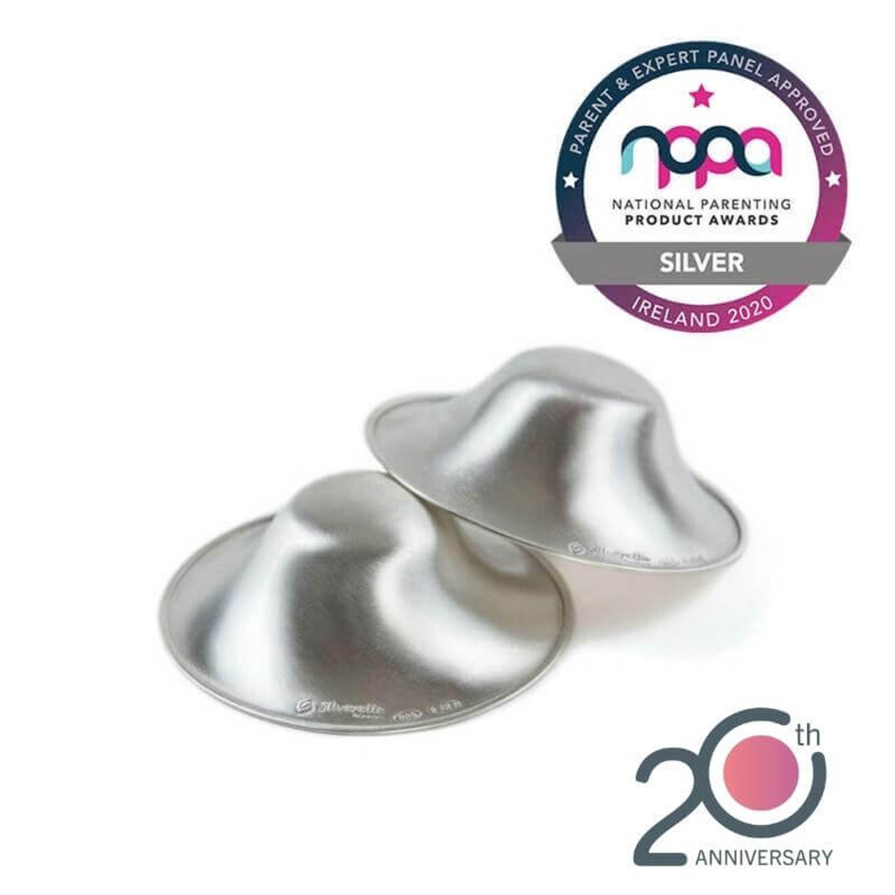 Silverette Nursing Cups : Also Know as Breast Angels Silver Healing Cups