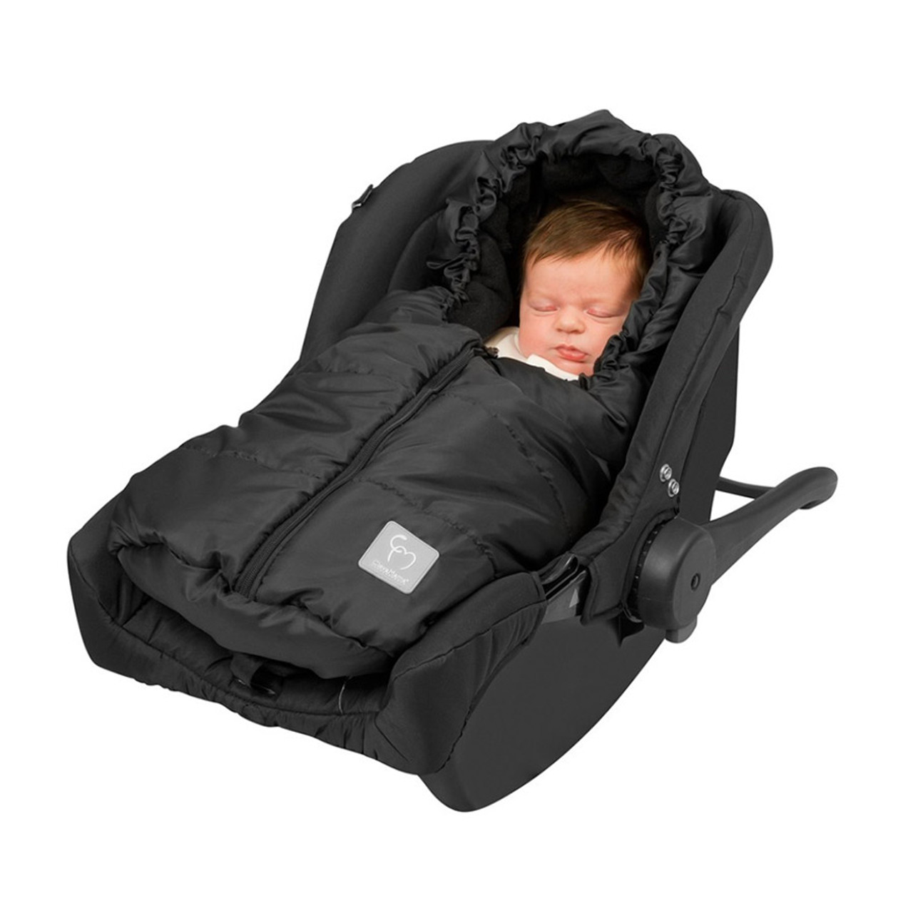 car seat footmuff grey