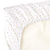 Chicco Next2Me Crib Sheet Set 2 Piece Set Light Grey  sheets Matress Bottom