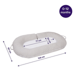 Clevamama Mum2Me Maternity Pillow & Sleep Pod size