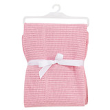 BabyDan Cotton Cellular Blanket - Pink PregnancyandBaby.ie