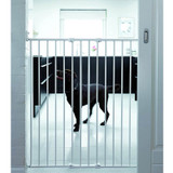 Babydan Extra Tall Extending Metal Pet Gate, White (62.5-106.8Cm) Live