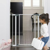 Dreambaby Peek-A-Boo Clear-View Low-Step Gate - Fits Gaps 75cm-81cm