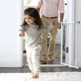 Dreambaby Peek-A-Boo Clear-View Low-Step Gate - Fits Gaps 75cm-81cm