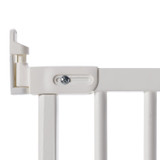 BabyDan Flexi Fit Wood Safety Gate - White