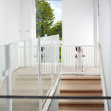 BabyDan Flexi Fit Wood Safety Gate - White